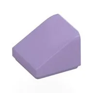 Brick Sloped 30° 1 x 1 x 2/3 (Cheese Slope) / Lavender