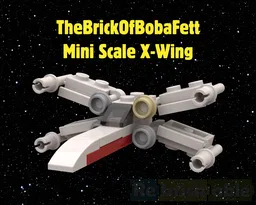 Mini Scale X wing starfighter