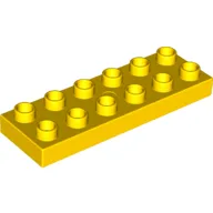 Duplo Plate 2 x 6 / Yellow