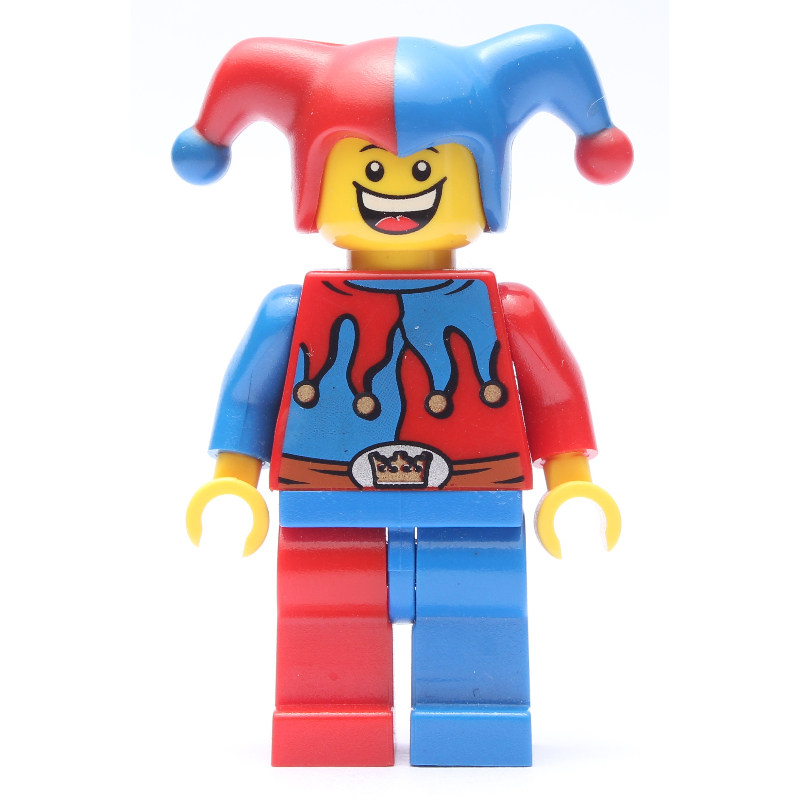 Lego Jester, Red and Blue