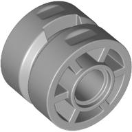 Lego Wheel 14mm D. x 9.9mm with Centre Groove, Fake Bolts Large and 6 Spokes / Light Bluish Gray