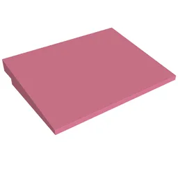 Brick Sloped 10° 6 x 8 / Medium Dark Pink