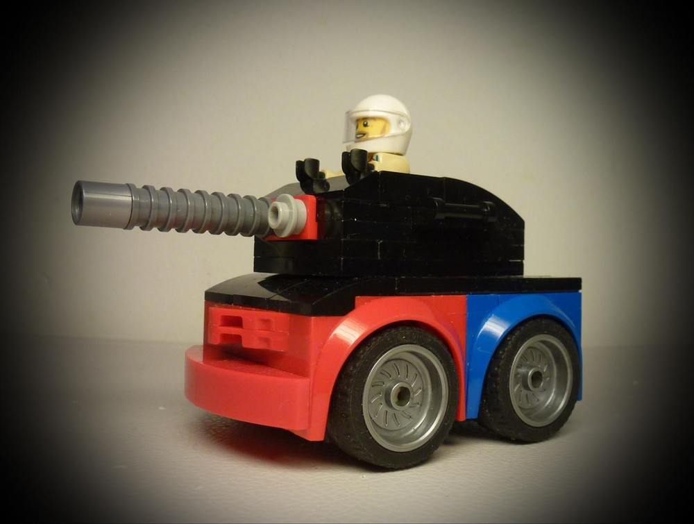 Lego 75881 Chibi style Tank Destroyer for Minifig