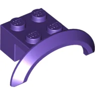 Wheel Arch, Mudguard 4 x 2 1/2 x 1 / Dark Purple
