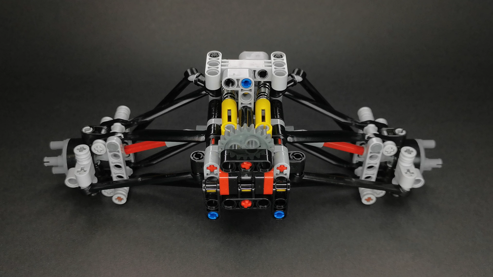 Lego Front buggy suspension with drive [MOC] Przednie zawieszenie do buggy razem z napędem
