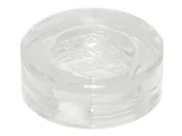Tile Round 1 x 1 / Trans-Clear