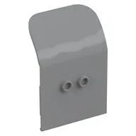 Door 2 x 4 x 6 Curved Aircraft / Light Bluish Gray