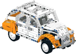 Citroen 2CV Dolly White/Orange