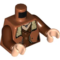 Torso Jacket, Tan Fur Collar, Reddish Brown Undershirt, Necklace Print, Reddish Brown Arms, Light Nougat Hands / Dark Orange