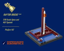 1:110 Scale Spica and MLP Sputnik