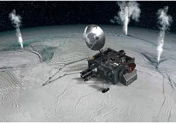 Enceladus Orbilander Spacecraft