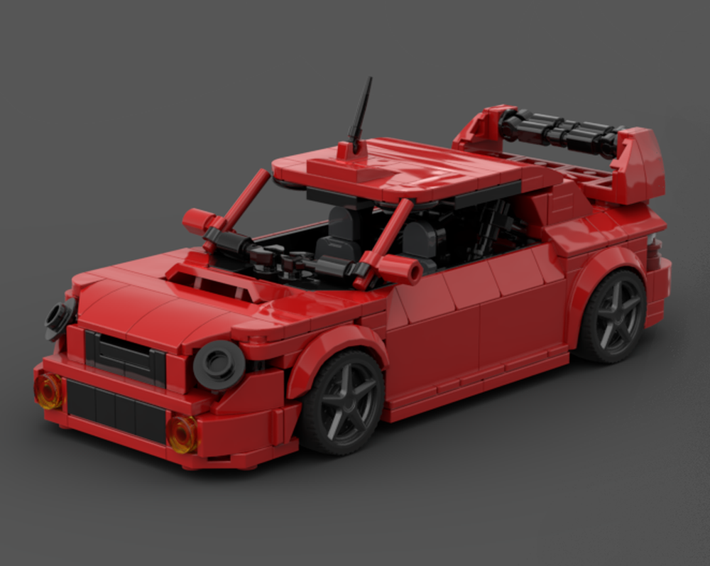 Lego Subaru Impreza WRX STI (Bugeye) – V3 Red