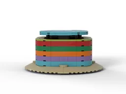 Display Stand with a Turntable