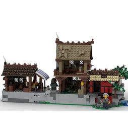 Medieval Town Square Alternative Build