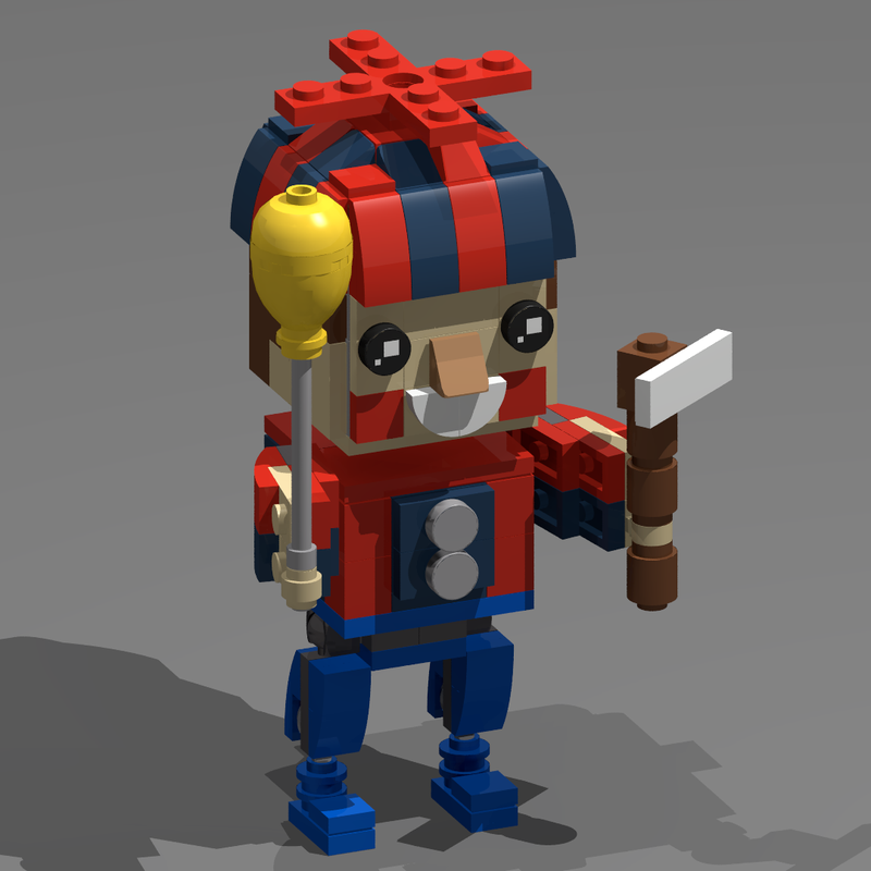 Lego Bricheadz: Fnaf 2: Toys : Balloon Boy (2.0)