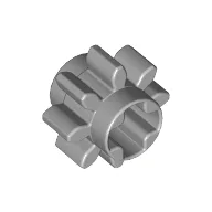 Technic Gear 8 Tooth / Light Bluish Gray