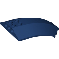 Lego Windscreen 8 x 6 x 2 Curved / Dark Blue
