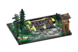 Ninjago Four Weapons Blacksmith Display