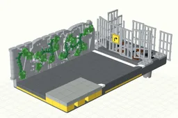Side Road Connection for Corner Garage Set 10264