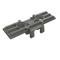 Technic Link Tread Wide with Two Pin Holes, Reinforced / Dark Bluish Gray