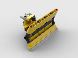 Yellow Snow Plough for Single-Axle Tractor