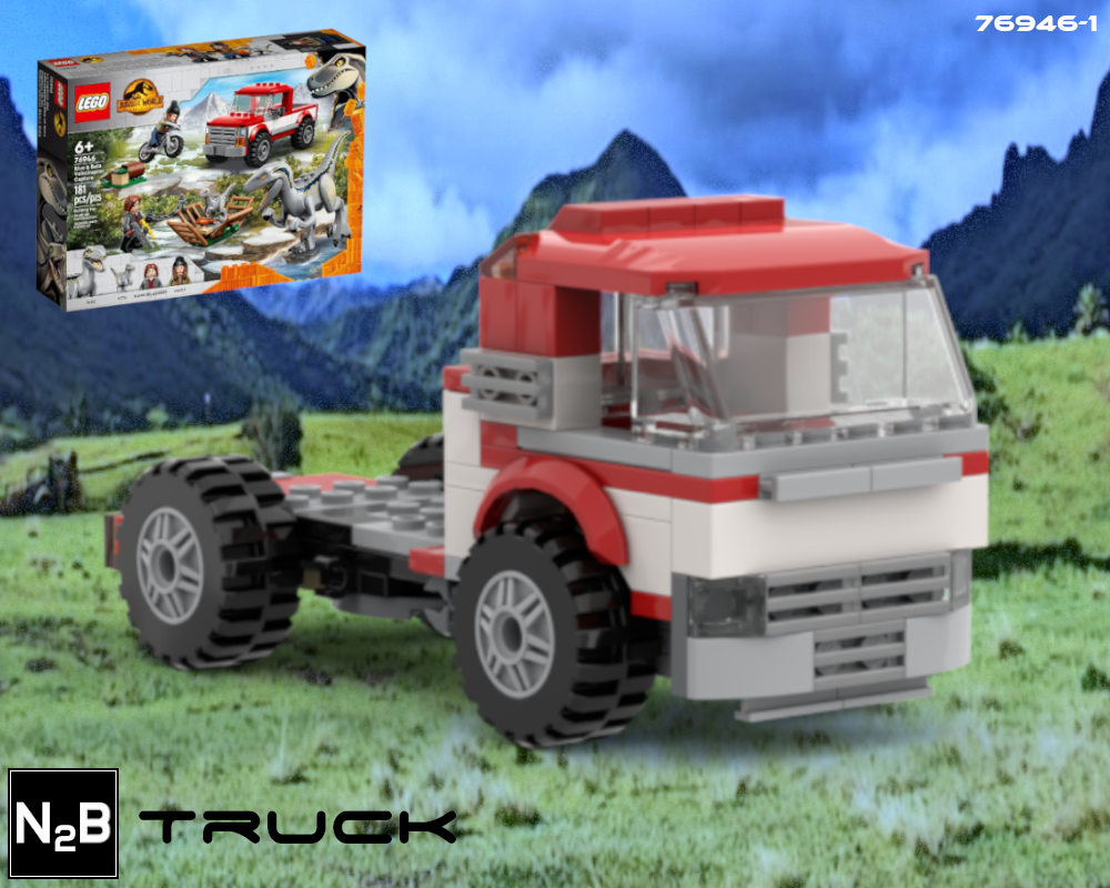 Lego Truck - Lego 76946 alternate build 1