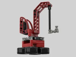 Pedestal crane with rotation
