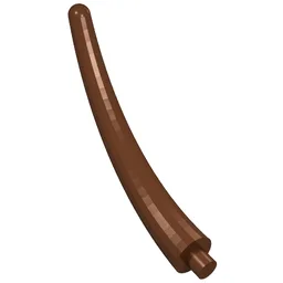 Animal Body Part / Plant, Tail / Claw / Horn / Branch / Tentacle, End Section / Reddish Brown