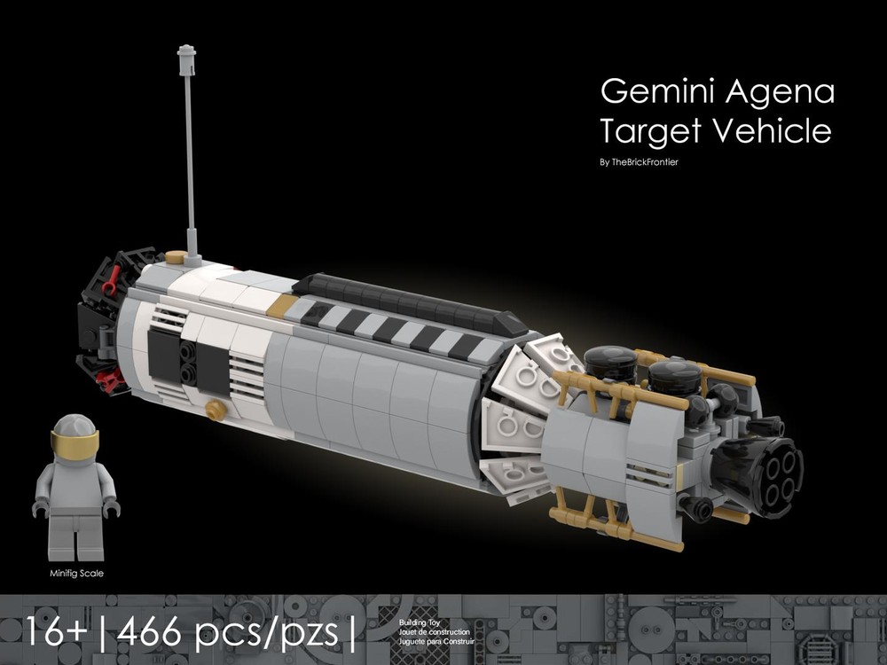 Lego Gemini Agena Target Vehicle - Minifig Scale