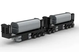 Tank trailer double