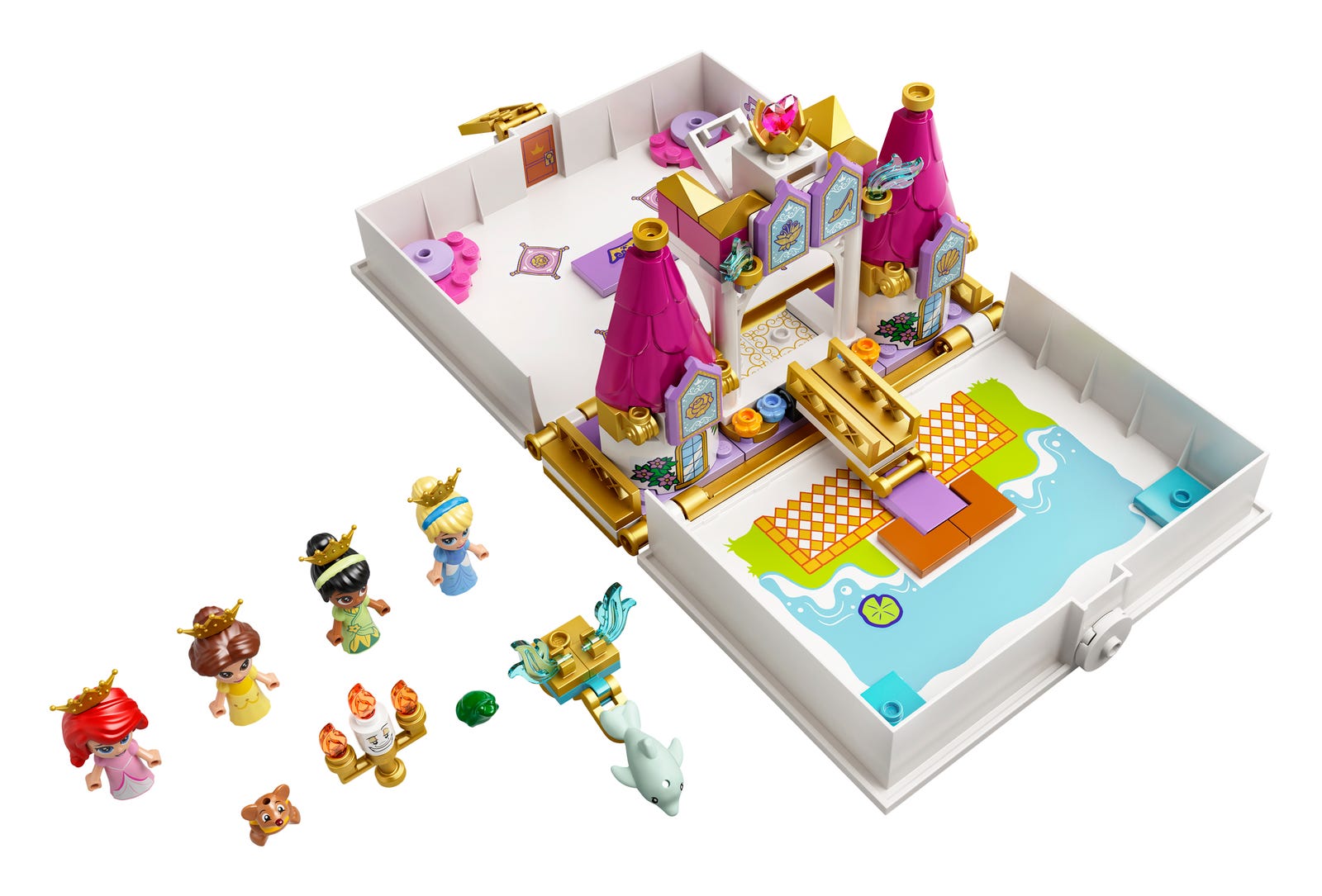 Lego Ariel, Belle, Cinderella and Tiana's Storybook Adventures