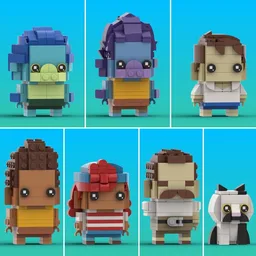 Luca Custom Brickheadz Collection