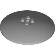 Dish 8 x 8 Inverted [Radar], Solid Studs, Rounded Anti-stud Underside / Light Bluish Gray