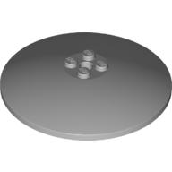 Lego Dish 8 x 8 Inverted [Radar], Solid Studs, Rounded Anti-stud Underside / Light Bluish Gray