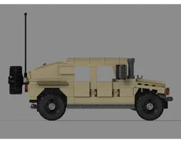 Minifigure-scale HumVee