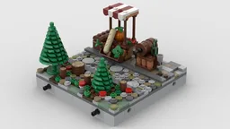 Mini-Medieval-Modulars 53 - "Street with Market"