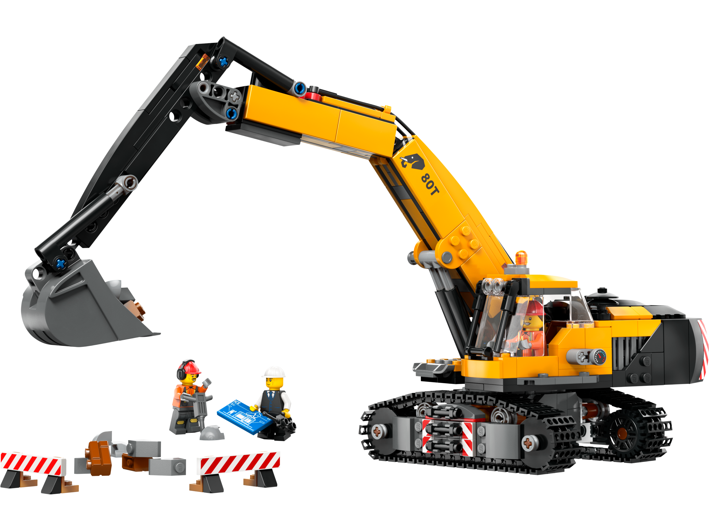 Lego Yellow Construction Excavator