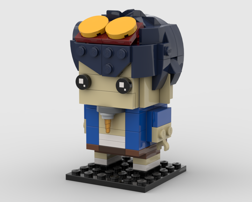 Lego Simon Brickhead [Gurren Lagann]