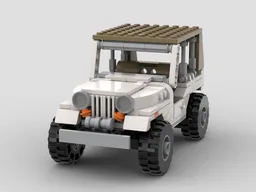 Jeep CJ white
