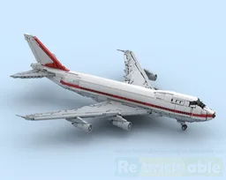 First Boeing 747-100 (factory livery)