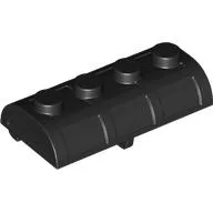 Treasure Chest Lid [Thick Hinge] / Black