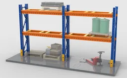 Lego warehouse shelving / rack Medium size