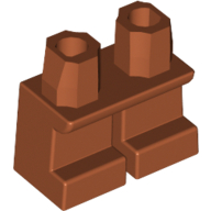 Lego Legs Short / Dark Orange