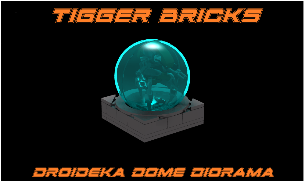 Lego Droideka Dome Diorama