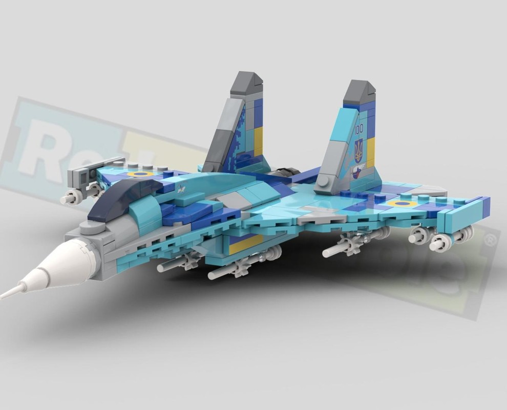 Lego Sukhoi Su-27 Flanker (Ukraine) - 1:85 scale