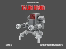 Talon Droid (futruistic style Droideka)