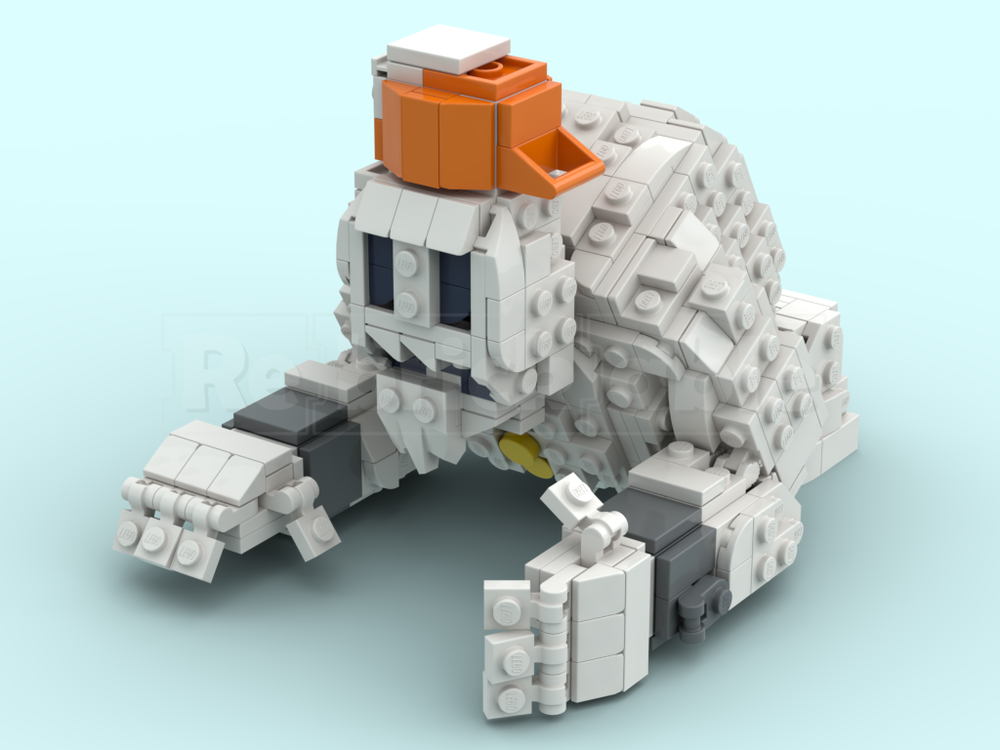 Lego Cuphead- Snow Monster boss (Mortimer Freeze)