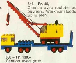 Low-Loader and Crane