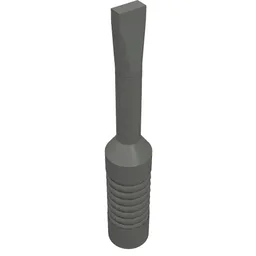 Tool Screwdriver with Narrow Head [6-Rib Handle] / Dark Bluish Gray