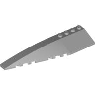 Lego Brick Wedged, Curved 12 x 3 Left / Light Bluish Gray